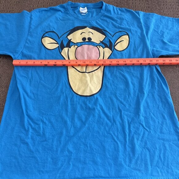 Disney Tigger Graphic Tee Blue XL Men’s Short Sleeve Shirt - Picture 6 of 6